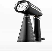 NOBEL FABRIC STEAMER BLACK 350 ML 1600W STAINLESS STEEL SOLE PLATE HANDGRIP SWIVEL AUTO SHUTOFF